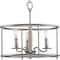 Progress Lighting Durrell Collection Brushed Nickel Semi-Flush Convertible P350150-009 - alternate 2